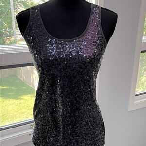 Express and The Clas-sic Sequin Beaded Tank Bundle sz S